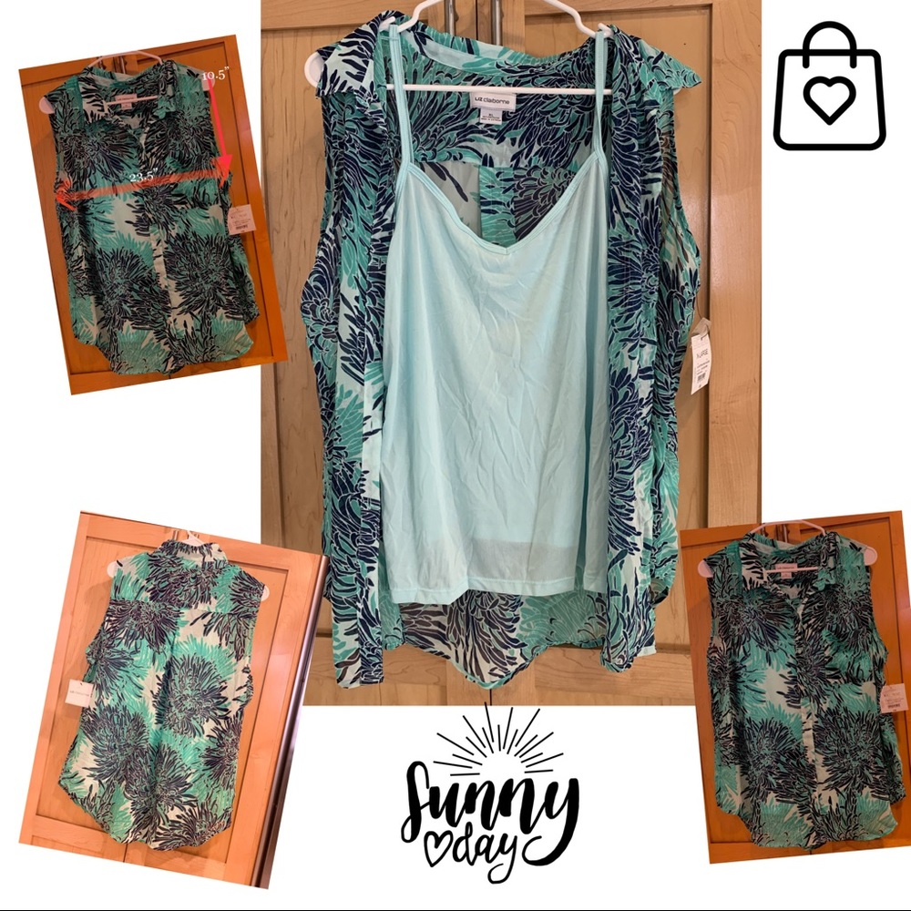 XL Liz Claiborne NWT Blouse